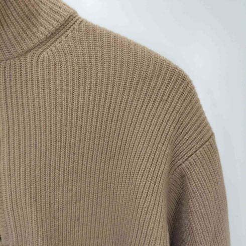 ユニクロシー UNIQLO:C  プレミアム ラム ハーフ ジップ セーター レディース JPN:M